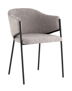 Стул Brace букле серый Stool group