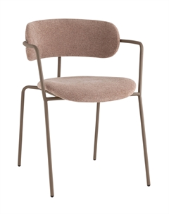 Стул Дженни букле бежевый каркас бежево-серый матовый Stool group