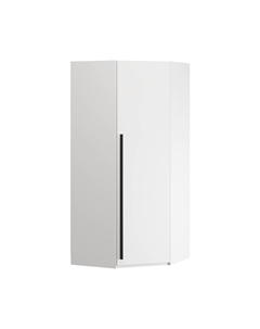 Угловой распашной шкаф Кимбол-90-55-210 Whitе Диван.ру