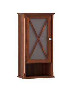 Шкаф Палермо 46, светлый орех, подвесной, 1-створч., левый Opadiris