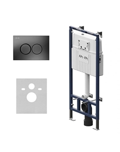 Инсталляция для подвесного унитаза AM.PM MasterFit I012710.0138 с механ. клавишей ProC L черный матовый Am.pm.