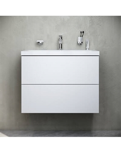 M90FHX07522WG База под раковину подвесная 75 см, 2 ящика, белый глянец Am.pm.