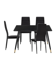 Обеденная группа Урас black Woodville