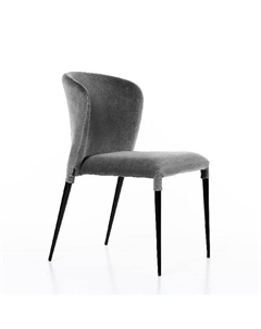 Стул Albert (Альберт), бархат светло-серый 26 Top concept