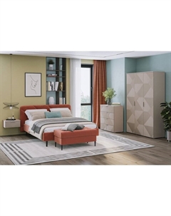 Спальня модульная Шелтон-1 Latte Диван.ру