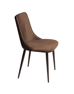 Стул Joe, бархат коричневый 12 Top concept