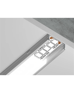 Алюминиевый профиль накладной для ленты до 11мм ILLUMINATION Ambrella light