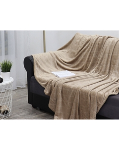 Плед Серо-бежевая клетка Texrepublic