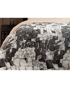 Плед Черно-белые камешки Texrepublic