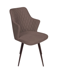 Стул поворотный на 90 градусов, функция возврата, антишум Hunt, бархат антрацит 14 / чёрный конус Top concept