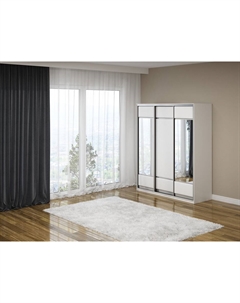 Шкаф-купе 3х дв Como/Veda (2 зеркала) Орматек