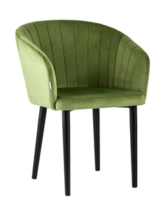 Стул с подлокотниками Нейтон велюр травяной Stool group