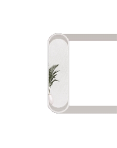 Дизайнерское настенное зеркало Evelix L Genglass