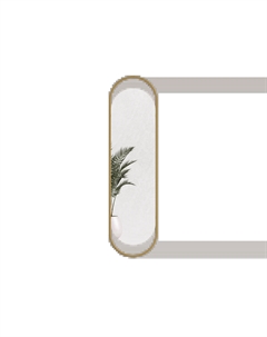 Дизайнерское настенное зеркало Evelix L Genglass