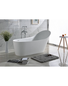 Ванна из искусственного камня KIRSTI 179x76 KIRSTI1785R белая Timo