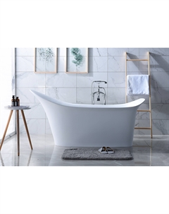 Ванна из искусственного камня JUTA 182x83 JUTA1815 белая Timo