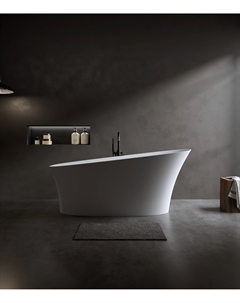 Ванна из искусственного камня KIARA 170x76 KIARA1700 белая Timo