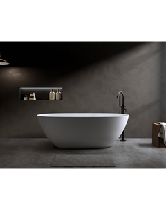 Ванна из искусственного камня SATU 165x80 SATU1650 белая Timo