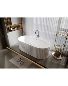 Ванна из искусственного камня KIARA 170x75 KIARA1680 белая Timo