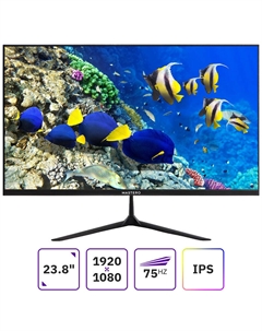 Монитор 23.8" Base US2422H IPS, 1920x1080 (16:9), 300кд/м2, 4 мс, 178°/178°, VGA, HDMI, черный Mastero