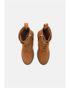 Ботильоны на платформе MID HEEL LACEUP LOGOTAPE, коричневый Tommy hilfiger