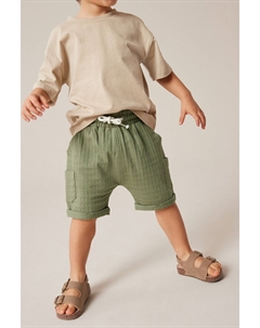 Легкие шорты из фактурного джерси (от 3 месяцев до 7 лет), зеленый Next