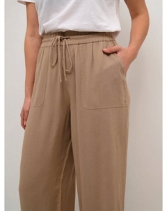 Длинные брюки из льняной смеси milia, цвет Chinchilla Kaffe