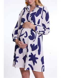 Платье-рубашка BALLOON SLEEVES CALLIOPE, белый Cache coeur