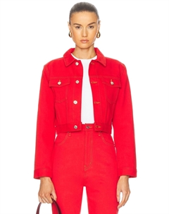 Джинсовая куртка из коллаборации с Carolina Herrera, цвет Herrera Red Frame