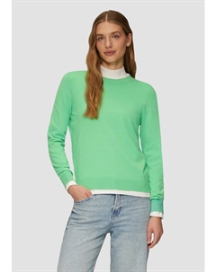 Пуловер Strickpullover langarm, зеленый S.oliver