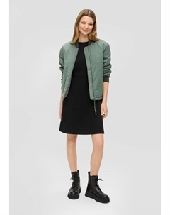 Короткое платье Kleid kurz, черный Qs