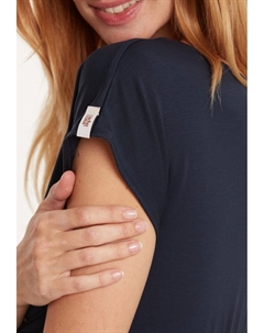 Футболка с принтом MATERNITY AND NURSING ORIGIN, синий Cache coeur