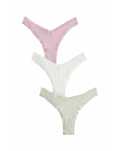 Стринги 3 PACK BRAZILIAN, фуксия Next