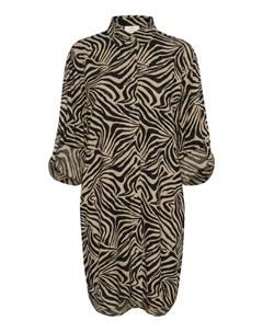 Платье рубашка Shirt Dress Milia, темно-бежевый Kaffe