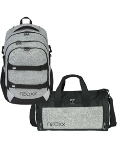 Школьный рюкзак "Wool the World Backpack & Sports Bag", отражающие поверхности, изготовлены из переработанных ПЭТ-бутылок, цвет Neo Neoxx