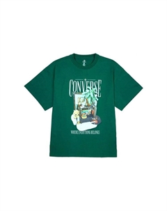 Футболка мужская, зеленый Converse