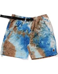 SS24 Повседневные шорты для мужчин, синий A bathing ape®