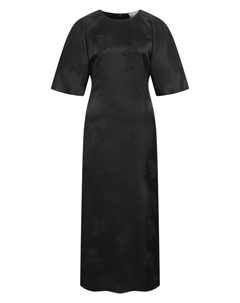 Атласное платье Ganni