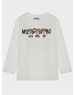 Толстовка с принтом "медвежата", кремовая Moschino