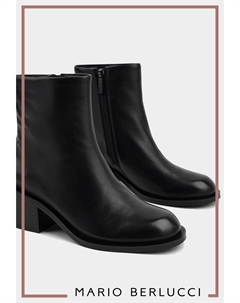 Ботильоны из натуральной кожи Mario berlucci