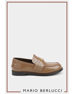 Лоферы из натуральной лаковой кожи Mario berlucci