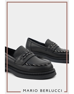 Лоферы из натуральной кожи Mario berlucci