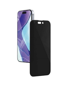 Защитное стекло для экрана Privacy Glass для Apple iPhone 16 Pro 90 х 180 мм, 2.5D, 1 шт, с аппликатором для разглаживания, прозрачный Vlp
