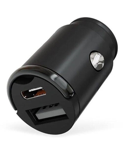 Автомобильное зарядное устройство VLP С-Power, USB-A, USB-C, USB-C, 45Вт, 3A, черный Vlp