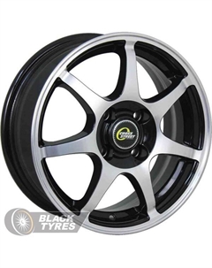 Литой диск CR-15 5.5x14/4x100 D67.1 ET43, Черные Cross street
