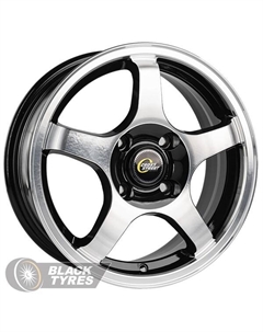 Литой диск CR-14 6.5x15/4x114.3 D67.1 ET40, Черные Cross street