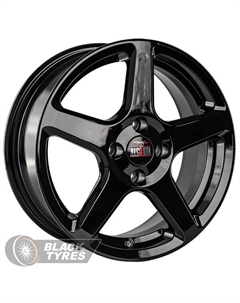 Литой диск M62 6x15/4x100 D60.1 ET46, Черные Alcasta