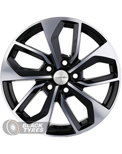 Литой диск KHW1703 7x17/5x114.3 D60.1 ET45, Черные Khomen wheels
