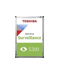 Жесткий диск (HDD) 1Tb S300 Surveillance, 3.5", 5700rpm, 64Mb, SATA3 (HDWV110UZSVA) Toshiba