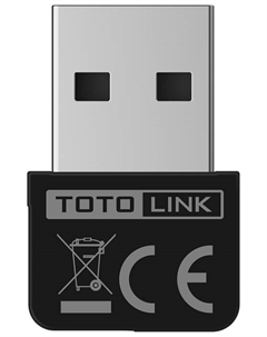 Адаптер Wi-Fi N160USM, 802.11n, 2.4 ГГц, до 150 Мбит/с, 18 дБм, USB Totolink